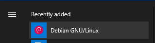 File:WSL Debian Start Menu.PNG